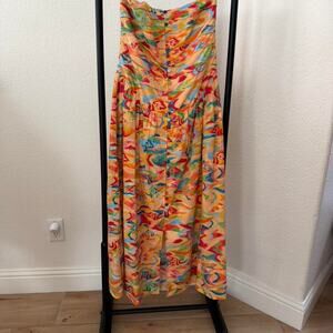 Farm Rio NEW Multicolored Maxi Dress, S